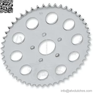 1210-0606 Chrome Rear Wheel Sprocket 51-Tooth