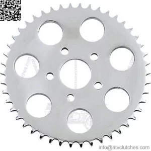 1210-0381 Chrome Rear Wheel Sprocket 46 tooth