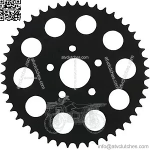 1210-1834 Black 49-Tooth Rear Wheel Sprocket