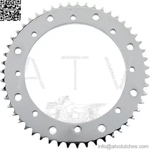 1210-2668 Chrome 51-Tooth Rear Sprocket