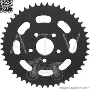 1210-1841 Black Rear Wheel Sprocket 48-Tooth