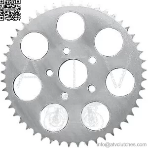 1210-0604 Chrome 51-Tooth Rear Wheel Sprocket