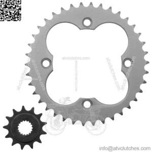 Front & Rear Sprockets Kit for Honda TRX450R TRX450ER 2006-2014 (For: Honda)