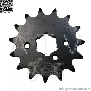 15 Tooth Front Steel Sprocket for Yamaha Warrior 350, Banshee 350 & Raptor 350