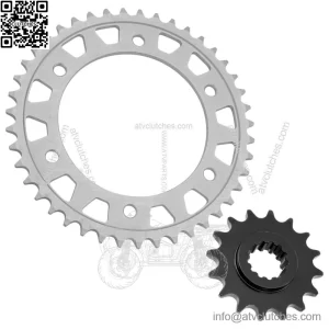 Front Rear Drive Chain Sprocket for Husaberg FC501 1994 / FC600 1994