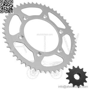 Front Rear Drive Chain Sprocket for Husaberg FE501 FE501E FE600E FS600E 1998