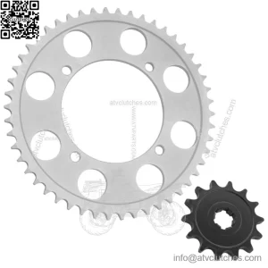 Front Rear Drive Chain Sprocket For Kawasaki KLX140 2008-2023 13144-0049