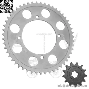 Drive Chain Sprockets For Kawasaki KLX140L 2008-2009 2011-2023 42041-005