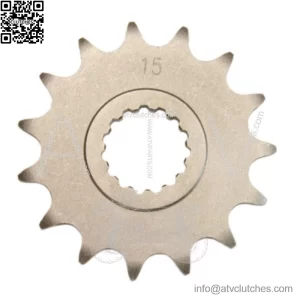 15 Tooth Front Steel Sprocket 15T for Yamaha Raptor 700, YFZ450R & YFZ450X