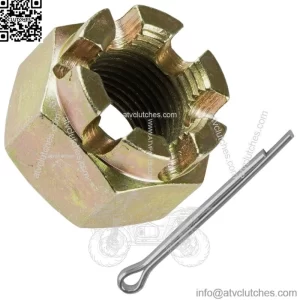 Rear Axle Castle Nut w/ Pin for Polaris Trail Blazer 250 1990-06 / 330 2008-2013