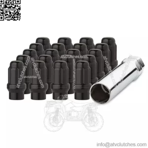 48mm Toyota model 7075 nut opposite side 19mm M12*1.5# black