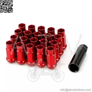 Invincible style iron nut # red M12*1.25