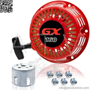 BA5-W02 Pull Recoil Starter Start for 196cc Coleman BT200X CT200U Trail CT200U-EX Mini Bike Motovox MBX20 TrailMaster MB200 Predator 212cc Baja Hammerhead 80T Go kart