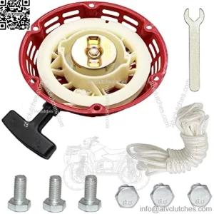 PRO BAT Pull Start Recoil Starter with Metal Claw for GX160 GX200 5.5HP 6.5HP Generator Engine Red