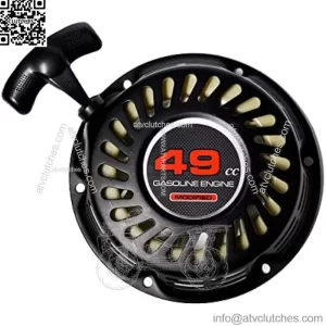 Pull Start w/ 49cc Stciker for Predator 212 Coleman BT200X CT200U 200cc Mini Bike, KT196 Go Kart Pull Cord Start Honda 6.5HP GX160 196 Hisun Engine,Obsidian Black