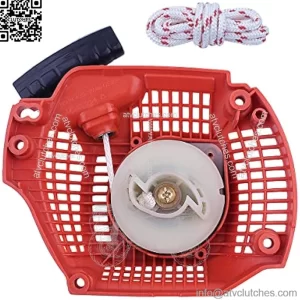 Recoil Pull Starter w Rope Assembly Kit For Husqvarna 435 For Chainsaws 544287002, Recoil Starter, Rope