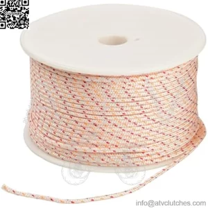 Starter Rope Nylon Pull Cord 100 Meters for Craftsman, Husqvarna STIHL Lawn Mower Chainsaw Trimmer Edger Brush Cutter Engine Parts, 4 mm