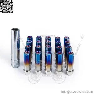 20 pieces of 17mm wheel hub bolts and nuts stainless steel anti-theft wheel nuts M12*1.5/1.25 M14*1.5
