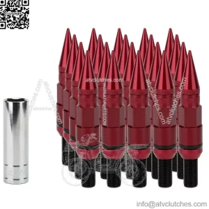 Car modification bolt 6061 aluminum cover type cone wheel lug nut bolt anti-theft German wheel nut with pointed head