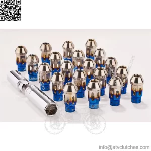 Car modification tire nut titanium alloy lightweight 16+4 anti-theft nut M12 M14