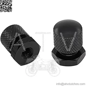 Solo Seat Mounting Nuts for Harley Davidson Touring Softail, Harley Seat Mount Fastener Hardware, Harley Solo Seat Nuts (Pack of 2, Black)