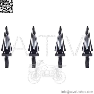 Moto Onfire Black Windshield Spike Bolts Windscreen Screws Fit for Harley Touring Models (Road Glide 2015+)