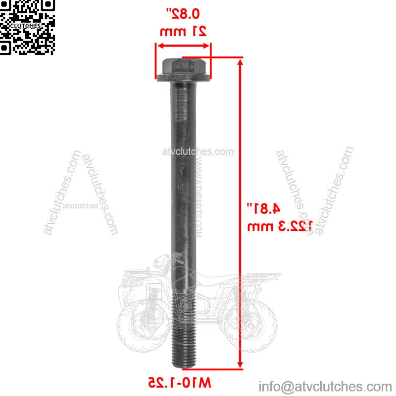 7518566 Rear Suspension Bolts For Polaris Outlaw 500 2006-2007 ATV - Image 2