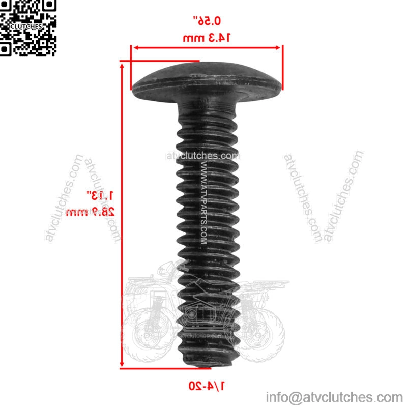 7517230 Screw Bolt For Polaris Body Seat Rear Cab Rack Fenders QTY 8 - Image 2
