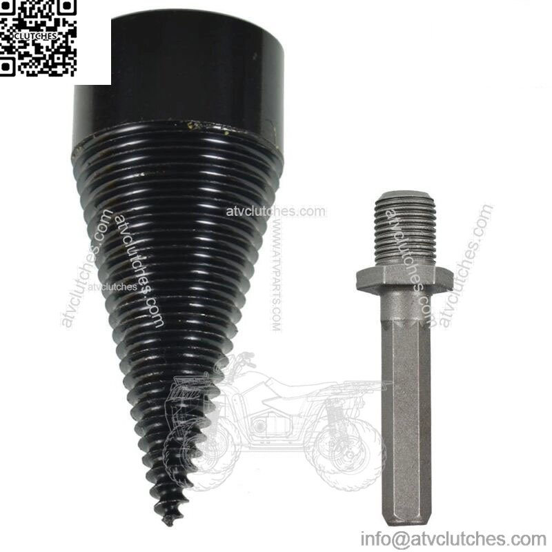 42mm Hex Shank High Speed Twist Firewood Drill Bit Wood Splitter Screw US new - Image 2