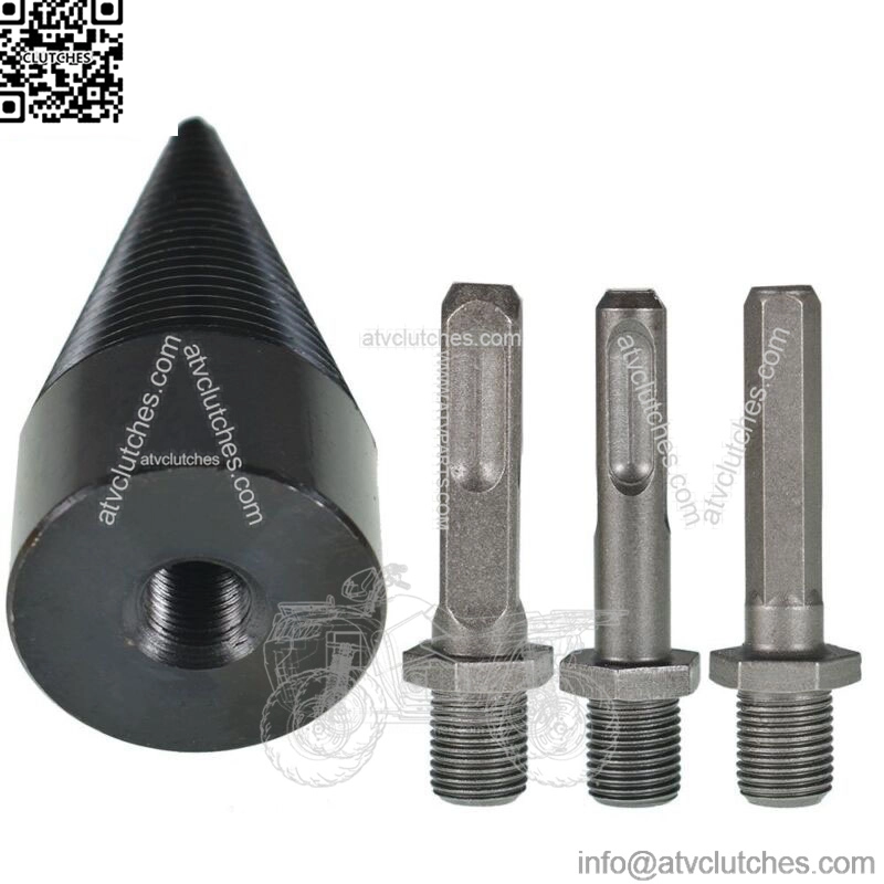 42mm High Speed Firewood Drill Bit Wood Log Splitter Screw Cone Driver Farms - Image 2