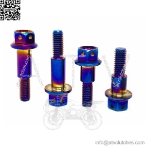 Y15ZR Motorcycle Burnt Titanium Screws M6 Outer Hexagonal Bolt Screw Nuts For Push Type Brake Pump Modified Parts
