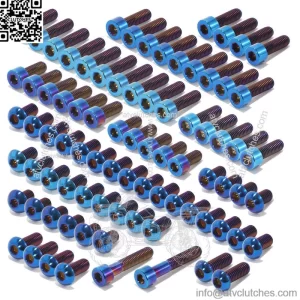 Titanium Full Complete Screws Bolts Set for Sur-ron Light Bee X / Segway X160 X260