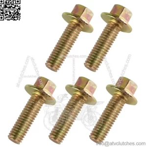 5x Flanged Head Clutch Bolt M6x20 for Polaris RZR S 1000 / RZR XP 4 1000 2021 (For: Polaris)