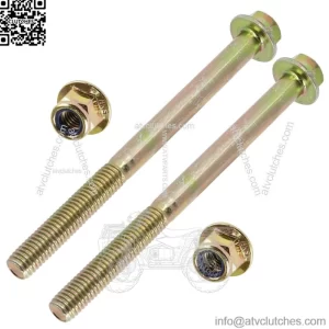 2x Rear Bearing Carrier Upper Bolt & Nut For Polaris Scrambler 1000 MD 2015-2017 (For: Polaris)