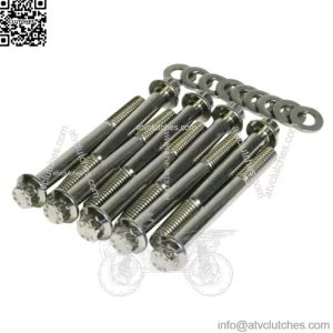 Feuling 12 Point Case Bolt DressUp Kit SAE Steel Harley Twin Cam B Softail 00-17 (For: Harley-Davidson)