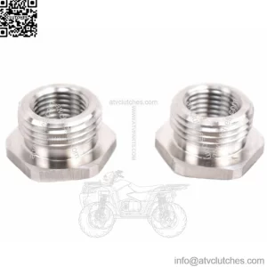 Stainless Adapters Reduce 02 O2 Sensor Ports Bungs 18MM To 12MM Harley Plug (For: Harley-Davidson)