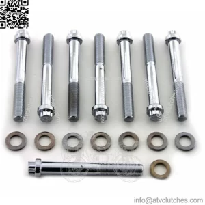 Colony Cylinder Head Bolt Bolts Set Chrome Hardware Harley Ironhead Sportster XL (For: Harley-Davidson)