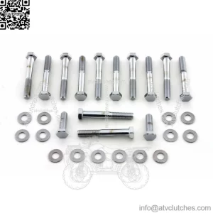 Colony Rocker Box Head Screw Kit Chrome Harley Ironhead Sportster XL XLH 1957-76 (For: Harley-Davidson)