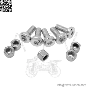 Colony Chrome Rear Rotor Mounting Hardware Kit Bolts 1992-1999 Harley Big Twin (For: Harley-Davidson)