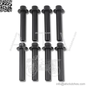 Black 12-Point Flange Head Bolt Kit Harley Softail Touring 17+ M-Eight M8 (For: Harley-Davidson)