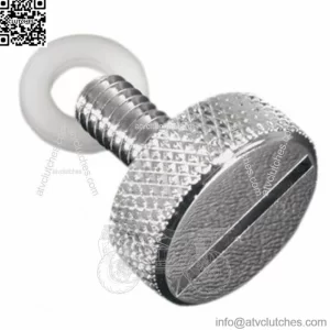 Mustang Seats Rear Seat Replacement 1/4"-20 Thumb Screw Fastener Bolt Harley (For: Harley-Davidson)