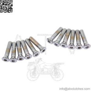 Drag Cam Cover Bolt Set Kit Chrome Smooth Socket Harley FL 36-69 Knuckle Panhead (For: Harley-Davidson)