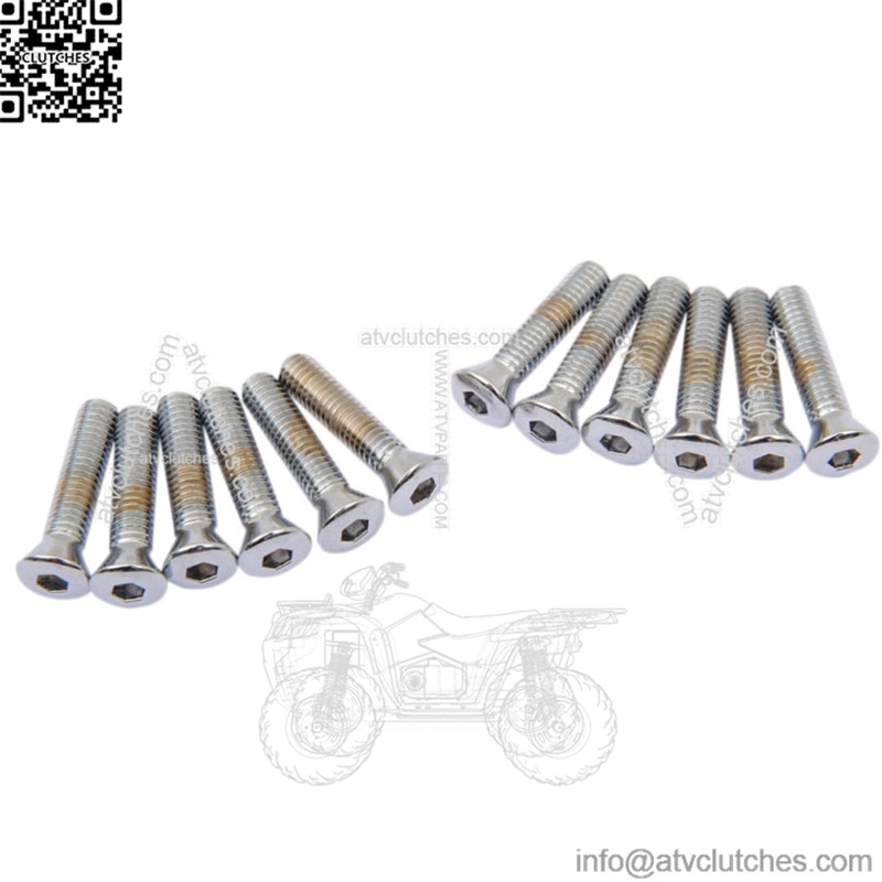 Drag Cam Cover Bolt Set Kit Chrome Smooth Socket Harley FL 36-69 Knuckle Panhead (For: Harley-Davidson)