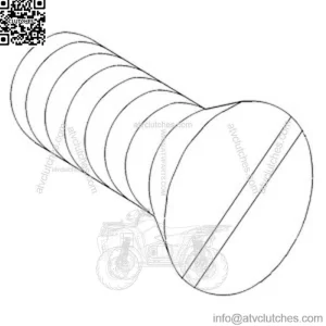 S.41554 Brake Drum Retaining Screw. Fits Massey Ferguson