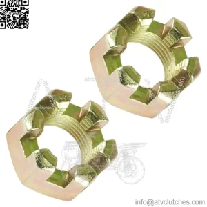 2 Front Axle Castle Nut For Polaris Sportsman 800 4x4 6x6 2005 2006 2007 - 2014 (For: Polaris Sportsman 800)