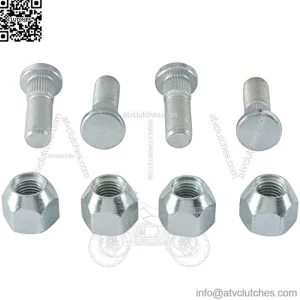 85-1065 Wheel Stud and Nut Kit Compatible with/Replacement For Suzuki LT-A 400 Eiger 2WD 2002-2007, LT-A 450 X King Quad 4WD 2007-2010, LT-A 500 F Quad Master 4WD 2000-2001