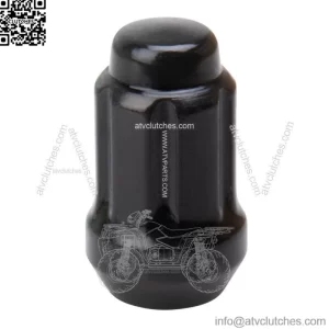 Tusk Tapered Spline Drive Lug Nut 12mm x 1.25mm Thread Pitch Black UTV ATV (For: More than one vehicle)