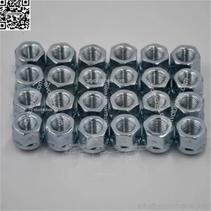 Set 24 14mm x 1.5 Open End Bulge Zinc Lug Nut Nuts Kit 3/4" Hex M14x1.5 (For: More than one vehicle)