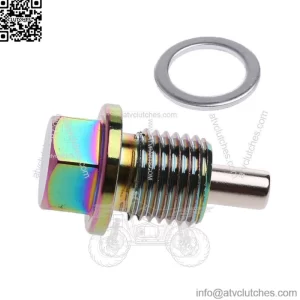 M14*1.5 Aluminum Magnetic Colorful Oil Drain Plug Bolt Sump Nut 3.7cmx2cm Parts (For: More than one vehicle)
