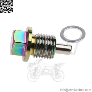 M14x1.5 Car Parts Engine Magnetic Oil Drain Plug Screw Nut Bolt Sump Nuts Kit (For: Ford F-150)